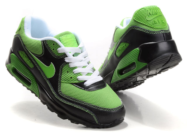 New Men'S Nike Air Max Black/Green